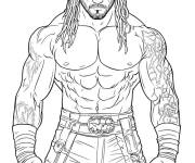 Coloriage Meilleure illustration de star WWE