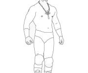 Coloriage Seamus lutteur de WWE