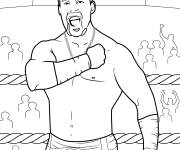 Coloriage Sheamus Lutteur de la WWE