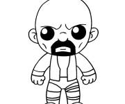 Coloriage Steve Austin Chibi