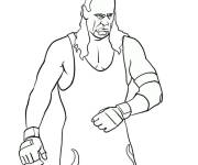 Coloriage The undertaker facile