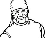 Coloriage Un ancien lutteur WWE