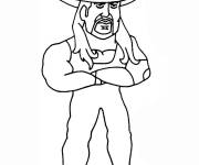 Coloriage Undertaker simple