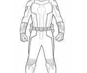 Coloriage Ant-Man debout en lineart
