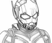 Coloriage Ant-Man en casque