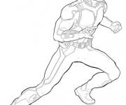 Coloriage Ant-Man en mouvement