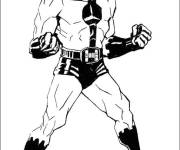 Coloriage Ant-Man en noir et blanc