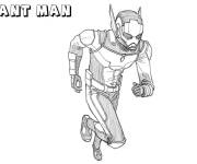 Coloriage et dessins gratuit Ant-Man en tenu à imprimer
