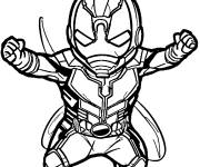 Coloriage Ant-Man guerrier