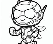Coloriage Ant-Man joyeux