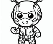 Coloriage Ant-Man kawaii