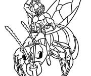 Coloriage Ant-Man la fourmi de Marvel