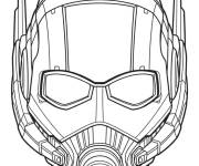Coloriage Ant-Man portant sa casque
