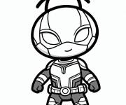 Coloriage Ant-Man qui sourit