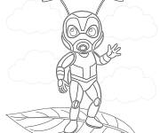Coloriage Ant-Man sur une feuille