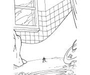 Coloriage Ant-Man tout petit dans le bain