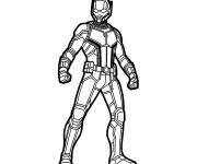 Coloriage Ant-Man vectoriel