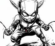Coloriage Ant-Man vs les fourmis