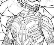 Coloriage Ant-man zentangle