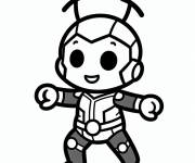 Coloriage Chibi Ant-Man aimable