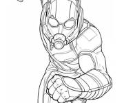 Coloriage Courageux homme fourmi