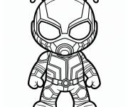 Coloriage Figurine de l'homme fourmi