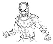Coloriage Illustration de Ant-Man