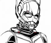 Coloriage Imagier de Ant-Man r&eacute;aliste