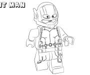 Coloriage Lego homme fourmi facile
