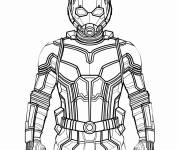 Coloriage Mod&egrave;le de Ant-Man