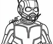 Coloriage Petite fourmi sur les &eacute;paules de Ant-Man