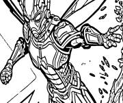 Coloriage Protagoniste de Ant-Man et la Gu&ecirc;pe Quantumania