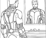 Coloriage Scott Lang en Ant man