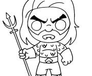 Coloriage Aquaman Chibi