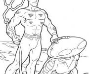 Coloriage Aquaman DC comics