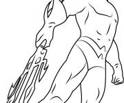 Coloriage Aquaman facile