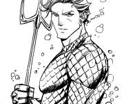 Coloriage Aquaman, le roi de l&rsquo;Atlantide