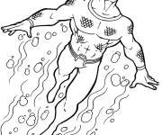 Coloriage Aquaman SVG