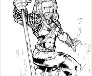 Coloriage Chibi Aquaman