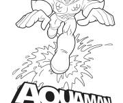 Coloriage Dessin anim&eacute; Aquaman