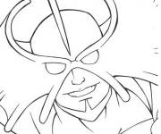 Coloriage et dessins gratuit L'ennemi d'Aquaman à imprimer