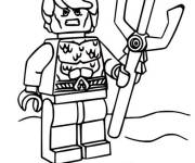 Coloriage Lego Aquaman à colorier