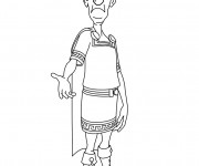 Coloriage Ast&eacute;rix C&eacute;sar