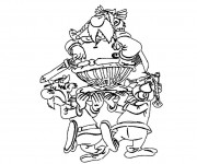Coloriage Ast&eacute;rix magique