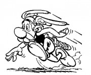 Coloriage Ast&eacute;rix maternelle
