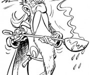 Coloriage Ast&eacute;rix Panoramix