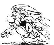 Coloriage Ast&eacute;rix simple