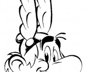 Coloriage La T&ecirc;te d'Ast&eacute;rix