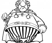 Coloriage Ob&eacute;lix indien