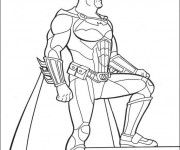 Coloriage Batman Debout